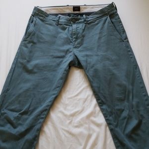 J. Crew 484 Stretch Chino in Olive 30x30